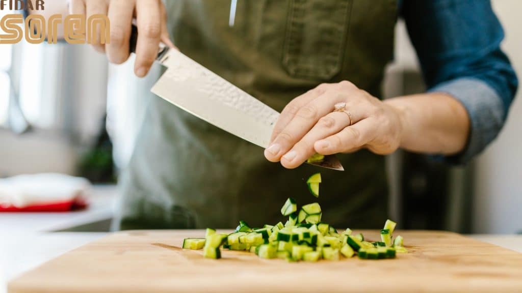 چاقوهای مورد استفاده در آشپزخانه رستوران